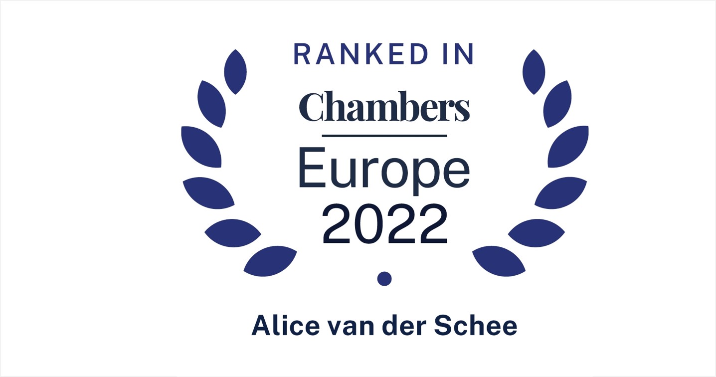 Alice van der Schee ranked in Chambers 2022