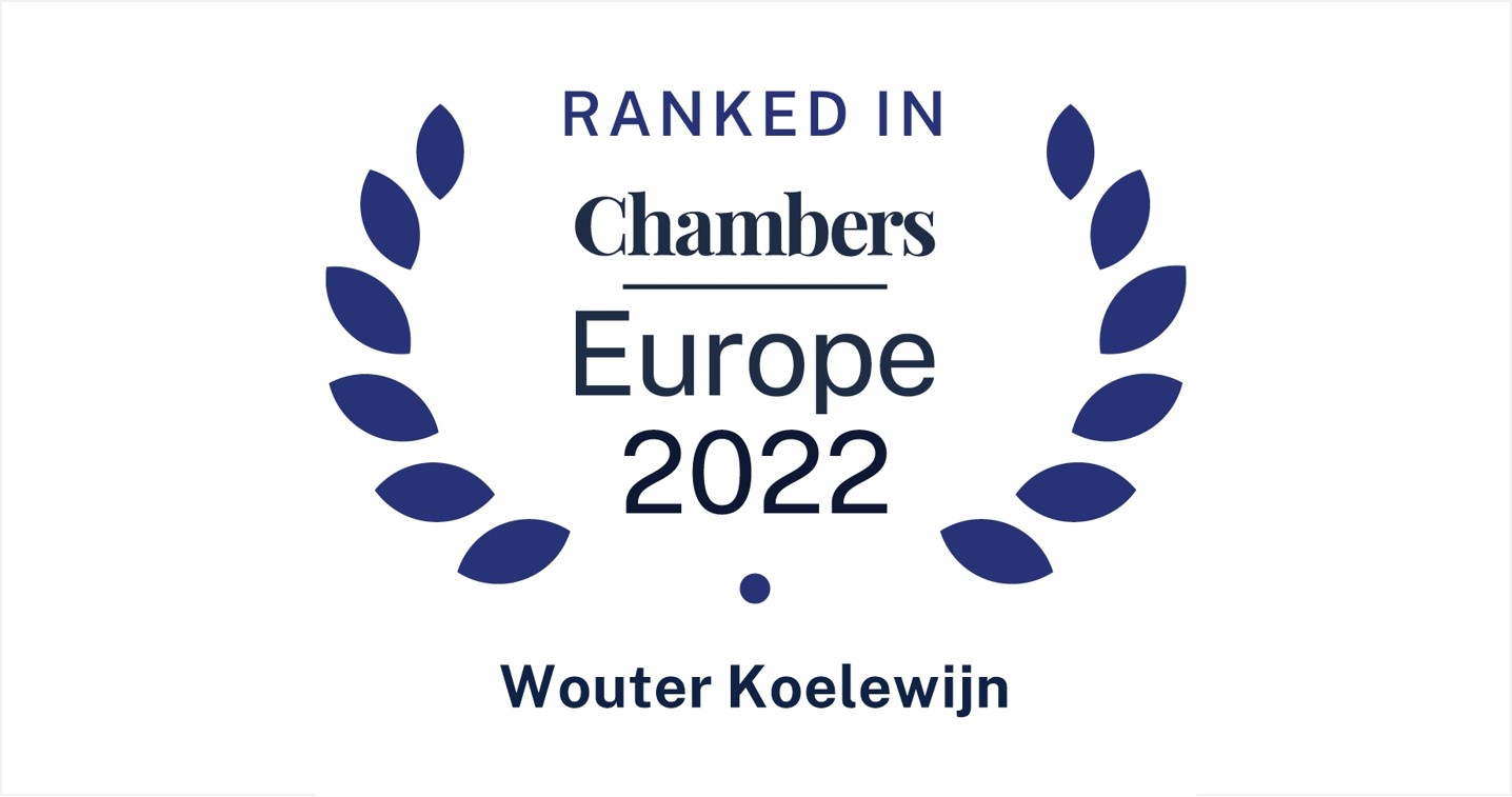 Wouter Koelewijn ranked in Chambers 2022
