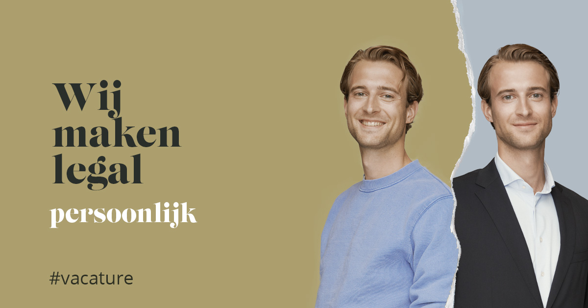 Vacaturebanner met Lennard Moers, corporate recruiter bij Van Benthem & Keulen